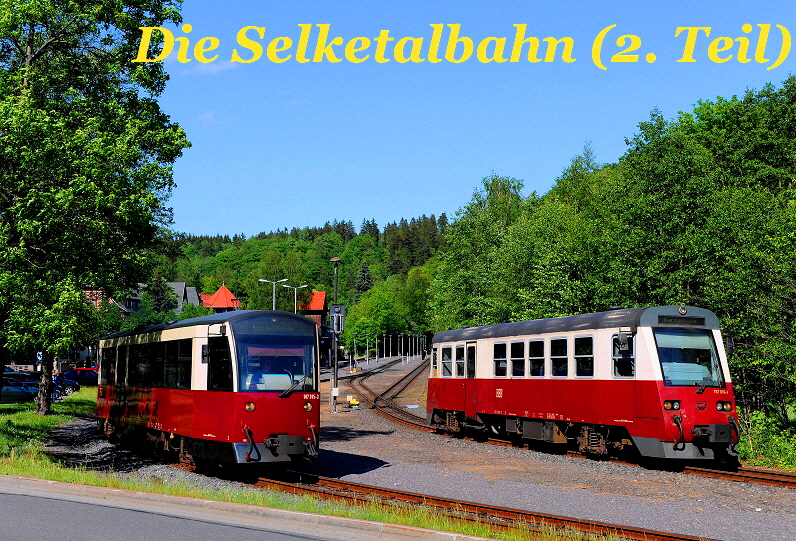 1007 Selketalbahn Doppelausfahrt Bf. Alexisbad 29.05.2011