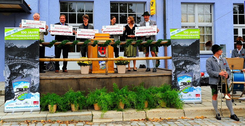 Offizielle Festansprache in Mittenwald   30.09.2012