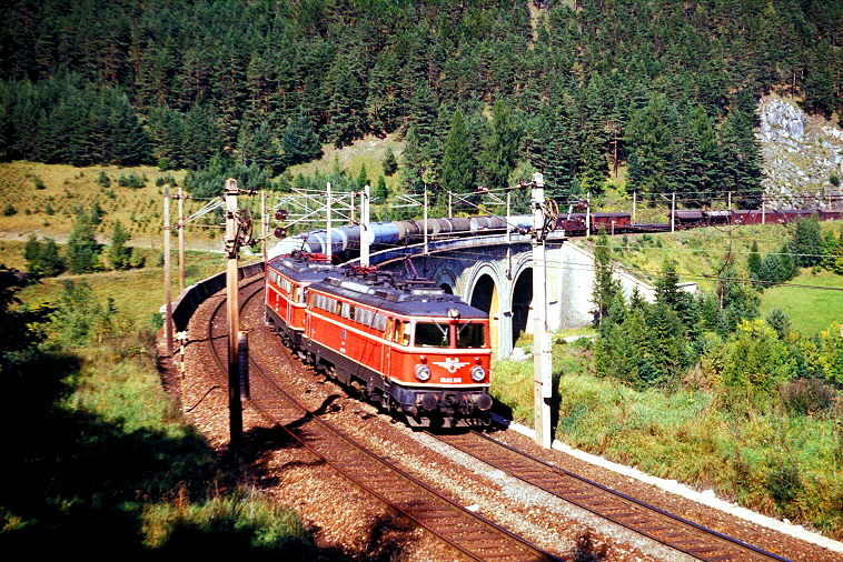 k-001 Semmeringbahn Unterer Adlitzgraben 1042.591 etc. Sept. 1982 foto gustav stehno