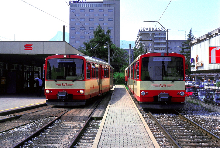 k-003 SVB Salzburger Lokalbahn Bf. Salzburg Lokalbahnhof 24.07.1989 foto herbert rubarth