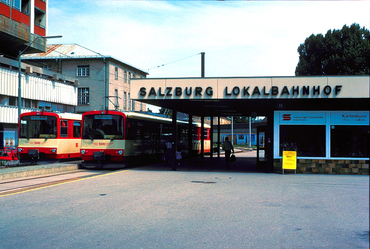 k-004 SVB Salzburg Lokalbahnhof 24.07.1989 foto herbert rubarth